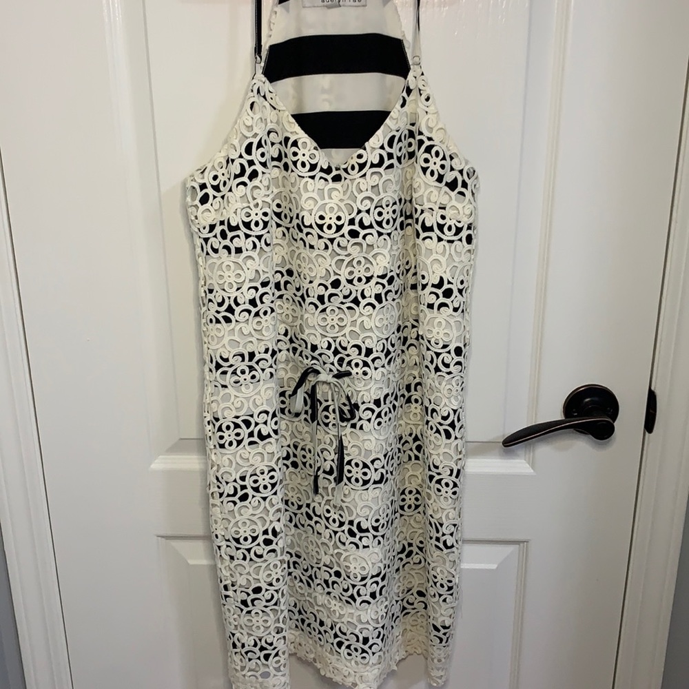 Lace detail summer dress